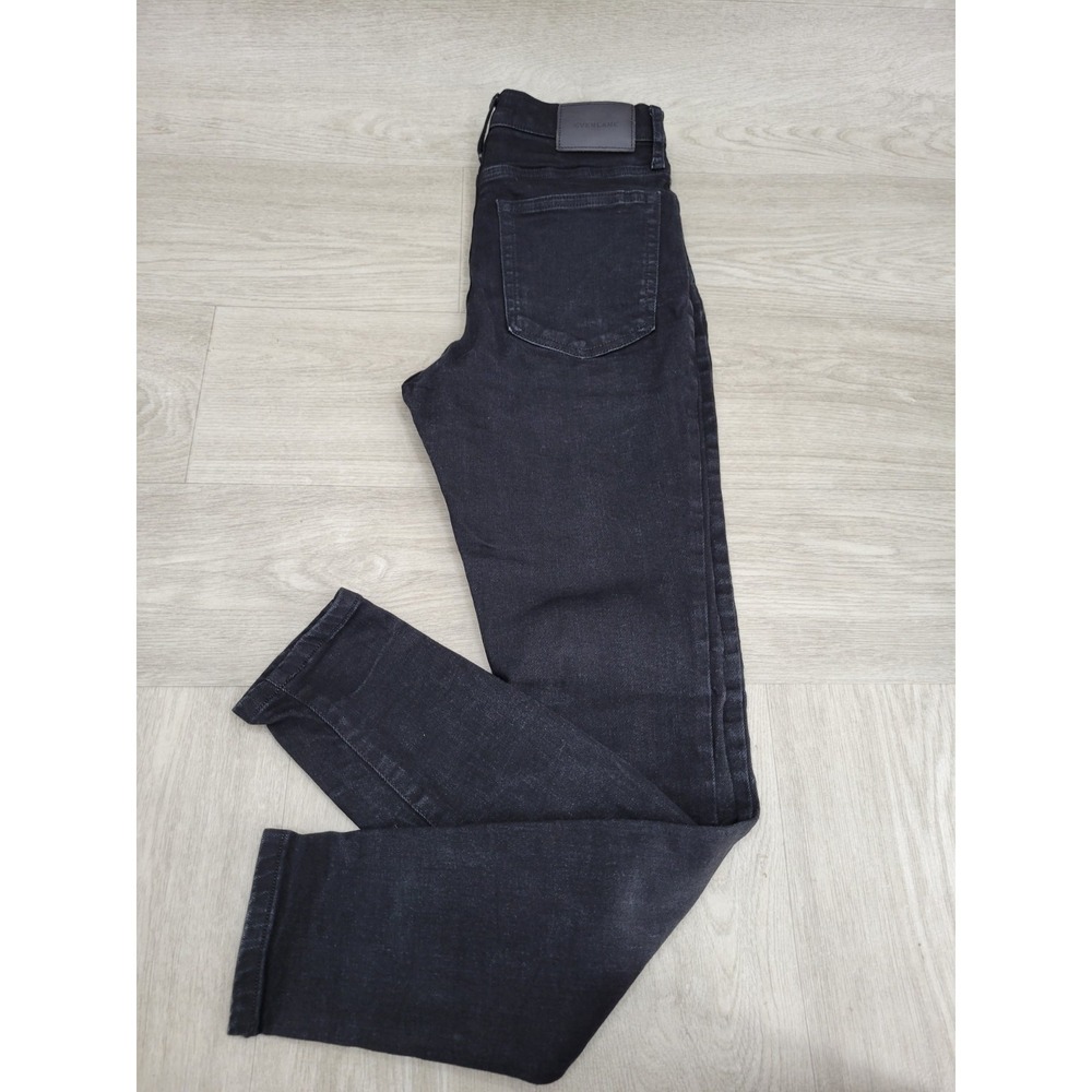 Everlane Curvy High‎ Rise Skinny Jeans Women's 27 Reg Black Denim Cotton